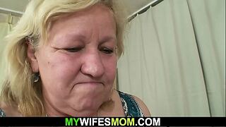 Join in matrimony finds him fucking her grey chesty mother!